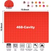 YJWYDM 468-Cavity Mini Round Silicone Mold,Homemade Chocolate Chips, Candy, Baking,