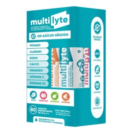 Multilyte Tabletas Efervecentes Azucar Sabores Pzs