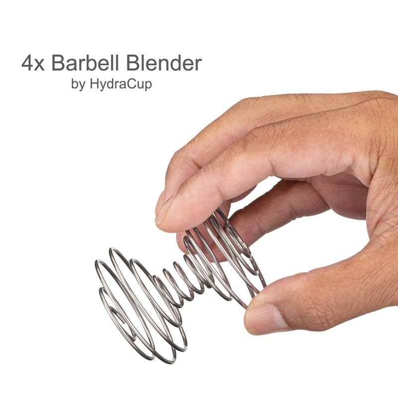 Hydra Cup - [4 Pack] 20-Ounce Shaker Bottle with Wire