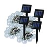 Nature Power Solar Powered 64 in LED String Lights-4 Pack