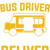 CafePress School Bus Driver I Always Deliv Square Car Magnet,