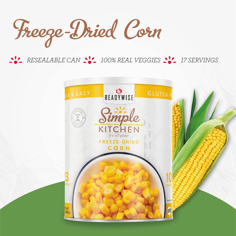 ReadyWise Simple Kitchen FD Corn - 23 Serving Can