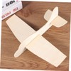 SUPVOX 6Pcs Wooden Airplane Model Kit Blank Painting Planes for