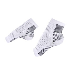 Baluue 4pairs Plantar Fasciitis Night Socks Compression Socks Elastic Ankle Support Breathable x Xl