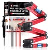 Saker Multi-Function Foldable Level and Deep Hole Pencil Set,Perfect Set