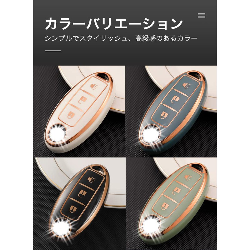 [igcase] keynissanblack parent SKU gold1, Black