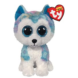 TY TY36322 Helena Husky W/Horn-Beanie BOOS, Multicolored, 15 cm