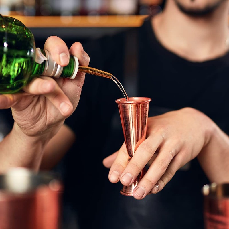 BarBits Copper Jigger Measure - 25ml & 50ml Double Sided