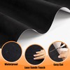 Black Suede Fabric Wrap for Car Interior, 17in x 70in