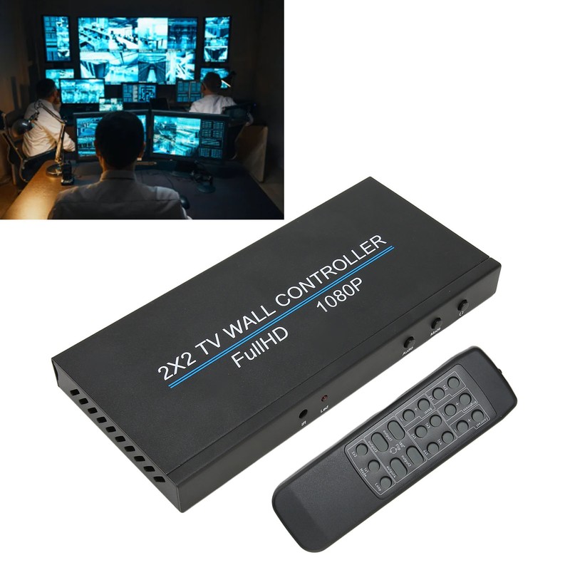 2x2 TV Wall Controller HD Multimedia Interface Plug and Play
