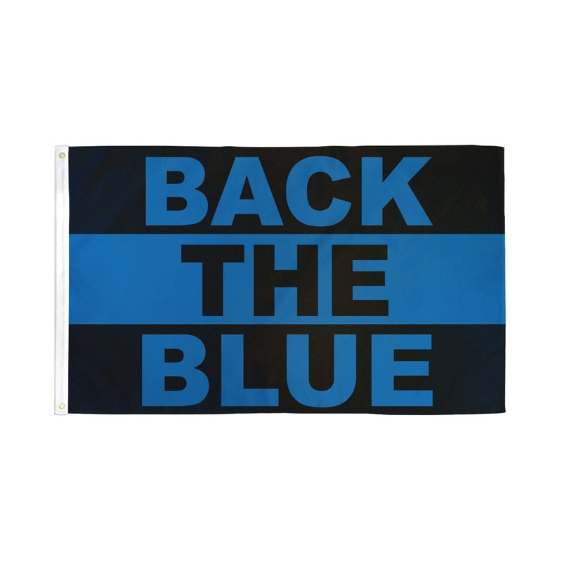 Back the Blue Flag - 3x5ft Premium Polyester American Flag