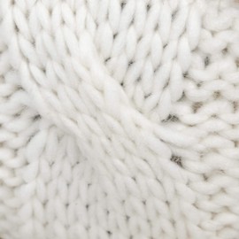 Aran Traditions Knitted Design Faux Fur Earmuffs (White)