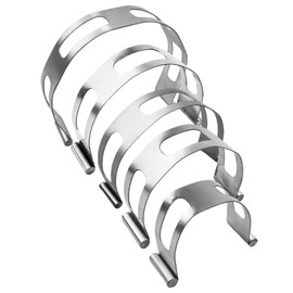 HUQUZN Exhaust Pipe Tacking Band 2" 2.5" 3" 3.5" 4", 5PCS Exhaust Pipe Fixing Clip