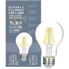 Steel Lighting LED Dimmable 8 Watt Light Bulb