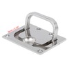 X AUTOHAUX 76x57mm Boat Floor Locker Hatch Lift Flush Ring