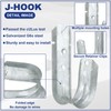 Gisafai 100 Cable Support J Hook, Cable Hooks for Hanging,