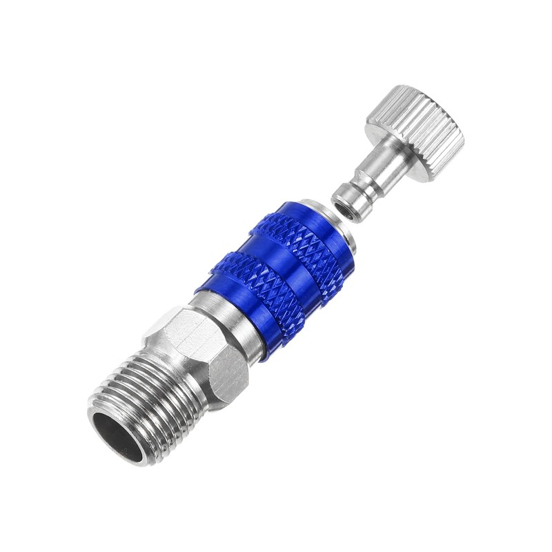 PATIKIL 1/8 Air Brush Connector Adapters, 2pcs Air Brush Quick