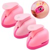 Operitacx 3pcs Craft Paper Punch for Boys and Girls Reusable