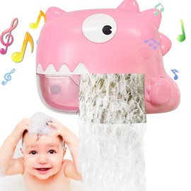 Bath Toys for 2-8 Year Old Girls, Musical Bubble Machine Dinosaur Toys for Kids 3-5 Gifts for 3 4 5 6 7 8 Years Old Girls Birthday Baby Toddler Toys for Ages 2-4 5-7