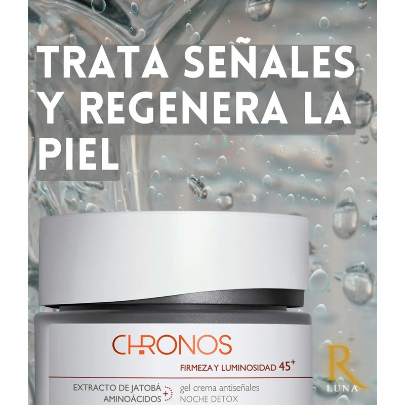 Chronos Gel-Crema Antiseñales Nocturno, Firmeza y Luminosidad