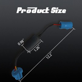 2 Pcs LED Headlight Canbus Error Free Anti Flickering Resistor Decoder, LED Decoder, 9004/HB1 Headlight Bulb Decoder Resistor for LED Headlight Warning Canceller Capacitors Resistor