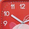 sarcia.eu Pig Wall Clock Analogue Square Clock for Kids 8x8