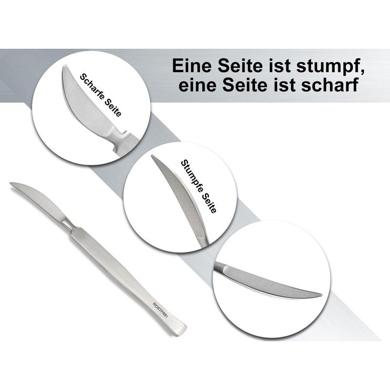 Professional Pedicure Set Callus Scraper Scalpel 2-Piece Foot Care Set