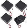 JWISLAND (Pack of 4) 4 AA Battery Holder with ON/Off