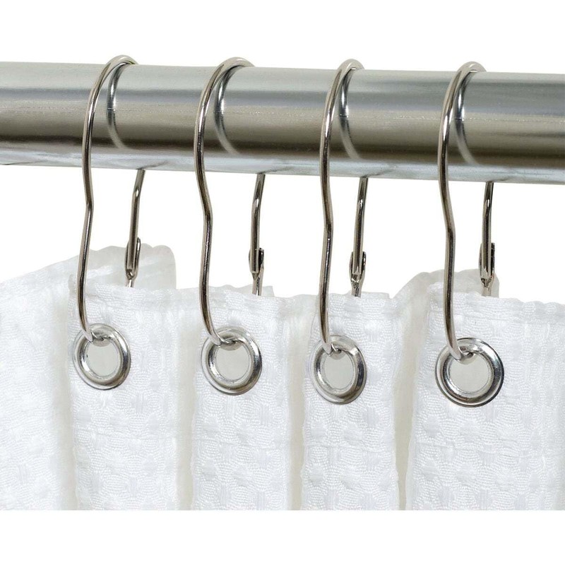 ZENITH/BATHWARE 90SS 12PK CHR Wire Shower Hook