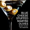 Tipsy Green Olives Stuffed with Blue Cheese - Large Cocktail