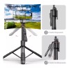 Axnen Selfie Stick Trípode Para Celular Control Remoto Luz 1.53m