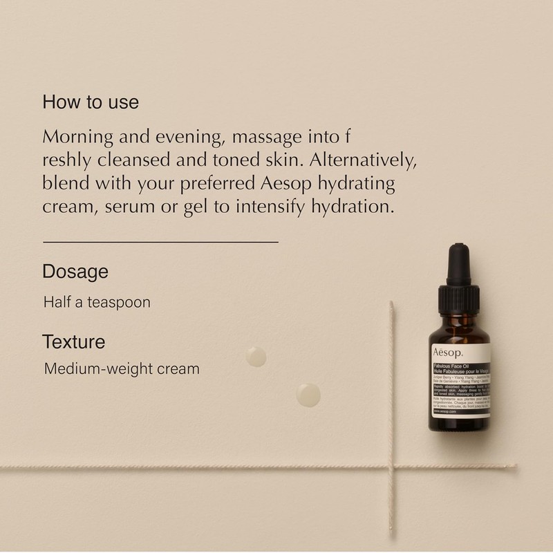 Aesop Fabulous Face Oil, 0.8 Ounce