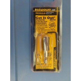 Eazypower Get It Out Rounded Nut, #6 One Way Screw Remover/Instal