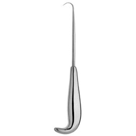V. Mueller OS4080-001 Bone Hook, Sharp, Heavy Model, Hook Diameter 3/4", 9" Length