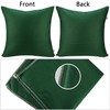 4-Pack Cotton Comfortable Solid Decorative Throw Pillow Case Square Cushion