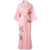 Ledamon Women's Kimono Robe Long for Women - Pocket Floral
