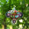 Window Hummingbird Feeder - Hand Blown Glass Mounted Hummingbird Feeder