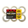 Scotch Box Lock Packaging Tape, 6 Rolls, 1.88 in x