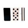 Domino Jumbo Cebra Deluxe Cristalino 5 Capas en Estuche Tipo