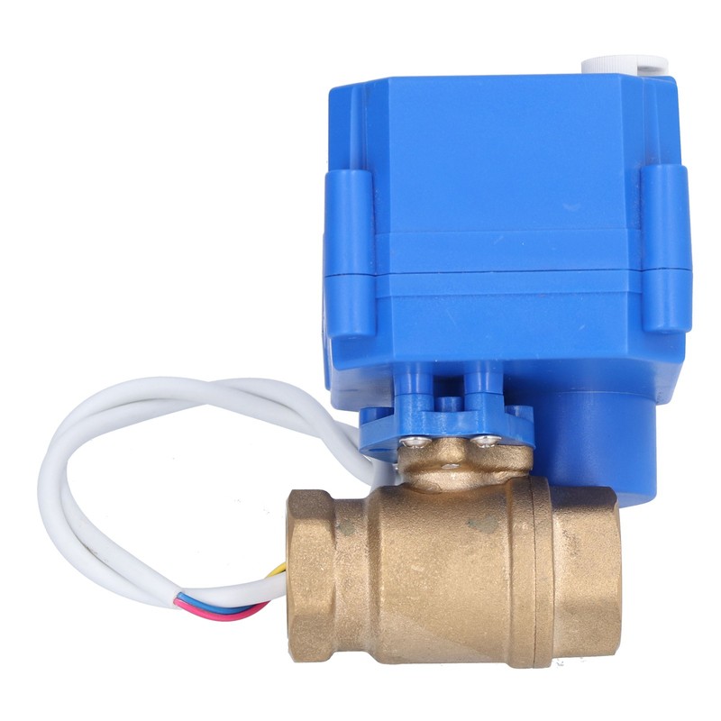 Motorized Ball Valve Brass Straight Pipe Pressure Device with Switch