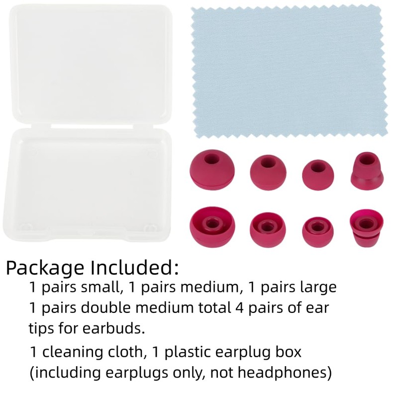 SNHTLS Replacement Eartips Silicone Earbuds Buds Set Compatible with Powerbeats