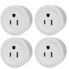 Mengshen 4 Pack WiFi Smart Plug Mini Outlet Socket with