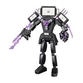 Gensly 365Pcs Ski-bi-di Building Block Toys, Toilet Game Cameraman Titan TV Man Clockman Figures, for Boys Girls, Gifts Collectible Decorations