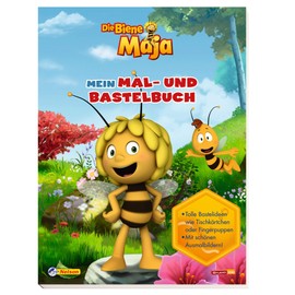Die Biene Maja: Mein Mal- und Bastelbuch: Tolle Bastelideen. Mit schönen Ausmalbildern.