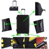 Cazqgoy Luggage Covers for Suitcases, Elastic Washable Stretch Suitcase Protector,
