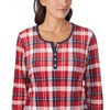 Nautica Womens Pajama Sets, 2 Piece Long Sleeve Henley and