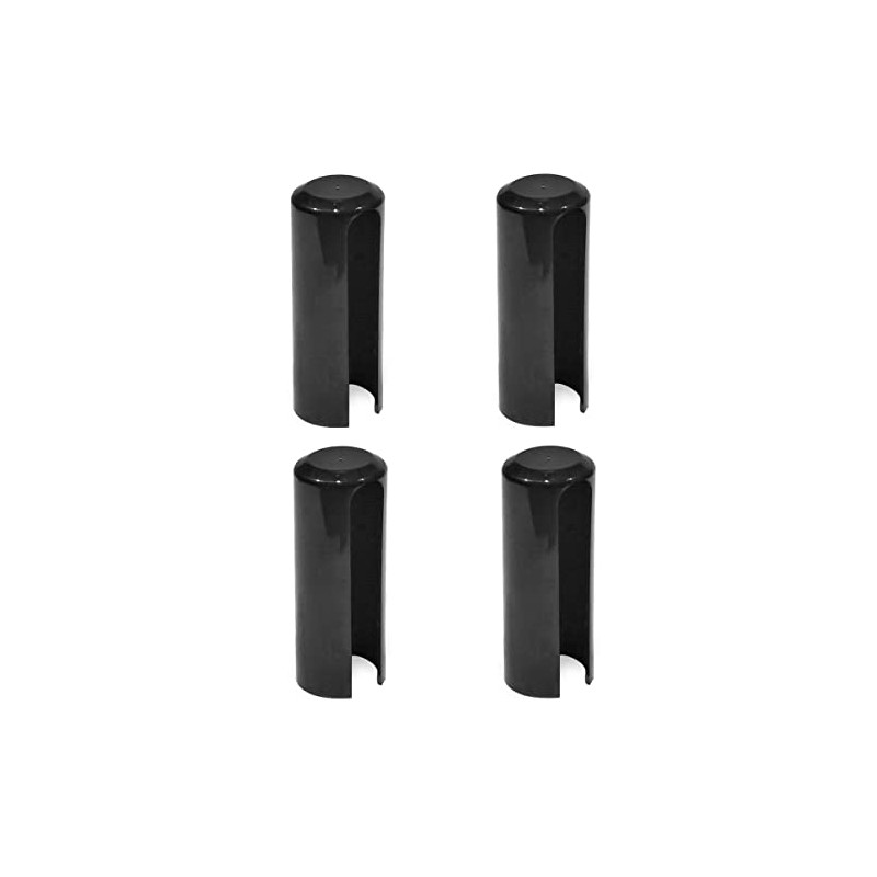 Slip-on Sleeve Pack of 4 Black Door Hinge Diameter 15