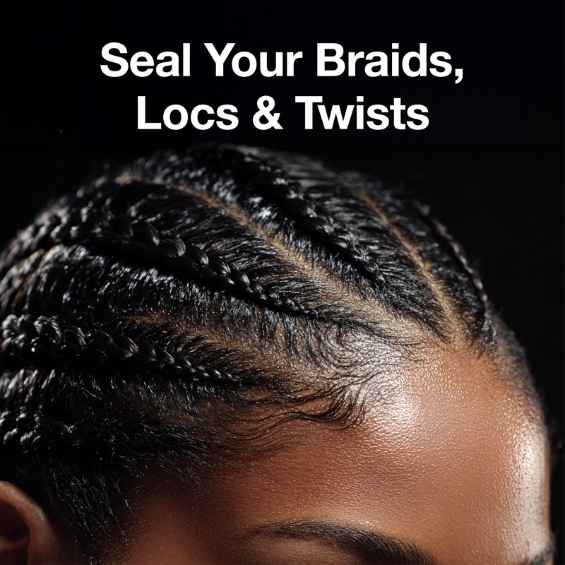 Braid Lux Braiding Gel Braids, Locs, Twists with Castor Oil,