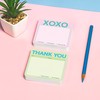 1-Count Knock Knock XOXO Sticky Note Pad (Pastel Version), 3