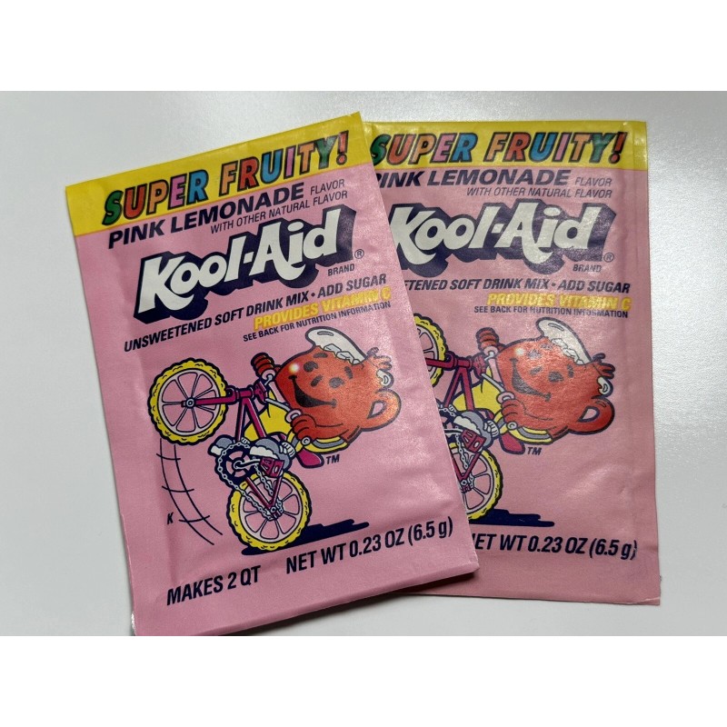 Kool-Aid Vintage 90s Kool-Aid Super Fruity Pink Lemonade Flavor Packet